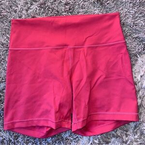 terracotta lululemon bike shorts